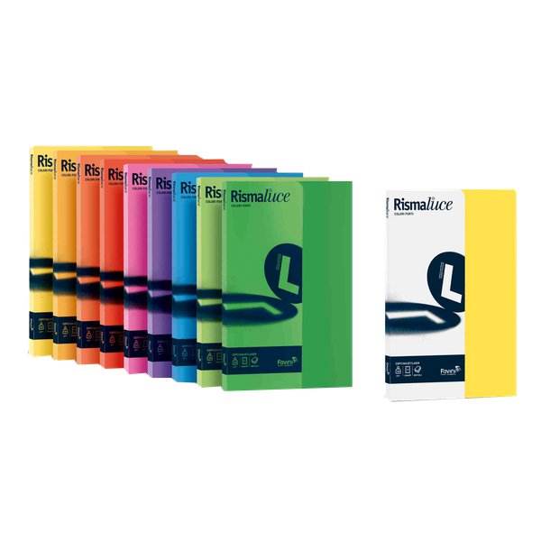 Carta e cartoncini colorati per l’ufficio, la scuola e il tempo libero. Ideali per tutti i sistemi di copiatura e di stampa. La carta è ricavata da impasti a base di cellulose selezionate chlorine free (ECF) non provenienti da foreste vergini, sono a Ph neutro e acid free. Disponibili in diverse tinte forti.
