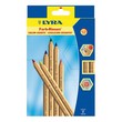 Maxi pastellone legno esagonale verniciato in colore trasparente con mina gigante , diam. 6,25mm . Colori ad elevata pigmentazione.