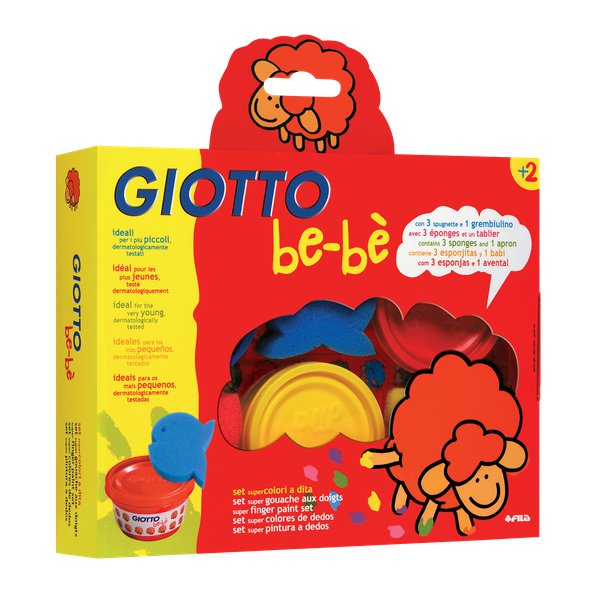 Supercolori a dita ideali per i più piccoli. Colori vivaci, brillanti, facili da usare. Sicuri e dermatologicamente testati. Lavabili dalla pelle con acqua tiepida. Sono inclusi spugnette e grembiulino.