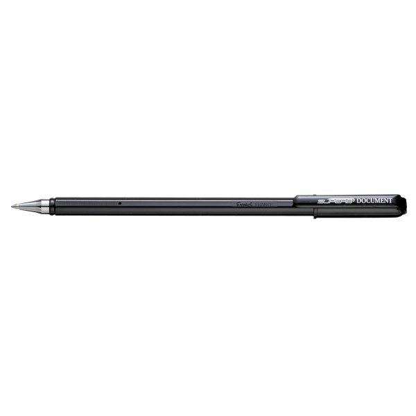 Penna a sfera a punta media. Scrittura scorrevole. Design Superb con corpo nero. Ideale per scrivere su documenti.<br/>Ideale per l'utilizzo su documenti grazie alla conformità con la normativa ISO 12757-2.