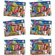 Pennarelli in blister, possono essere "vestiti" scegliendo tra gli stickers forniti. Il cappuccio ha forma di viso, inchiostro superlavabile a base d'acqua.