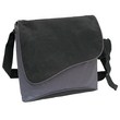 Borsa tracolla in nylon tecnico con tasca imbottita porta notebook e tasca esterna porta documenti con cerniera. Chiusura a strappo.