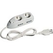 Multipresa Mini6 Bticino c/inter.luminoso spina 16A - prese:4 bipasso(10A/16A)+2Schuko - S3669D/B