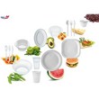 Bicchieri 200 cc linea plastica DOpla - bianco - Ø 7,2 cm - 02048 (conf.50)