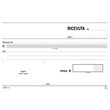 Blocco ricevute generiche Trade Flex - Carta chimica 2 parti - 168x100 mm - 50x2 fogli - 162570000