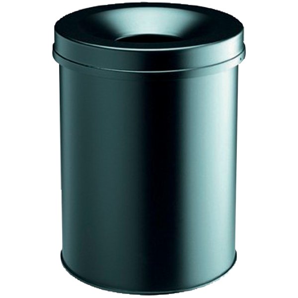 Cestino Autoestinguente Durable - nero - 35,7 cm - 26 cm - 3305-01