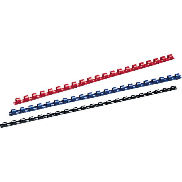 Dorsi plastici a 21 anelli 5 Star - 8 mm - 45 fogli - bianco - 330690 (conf.100)