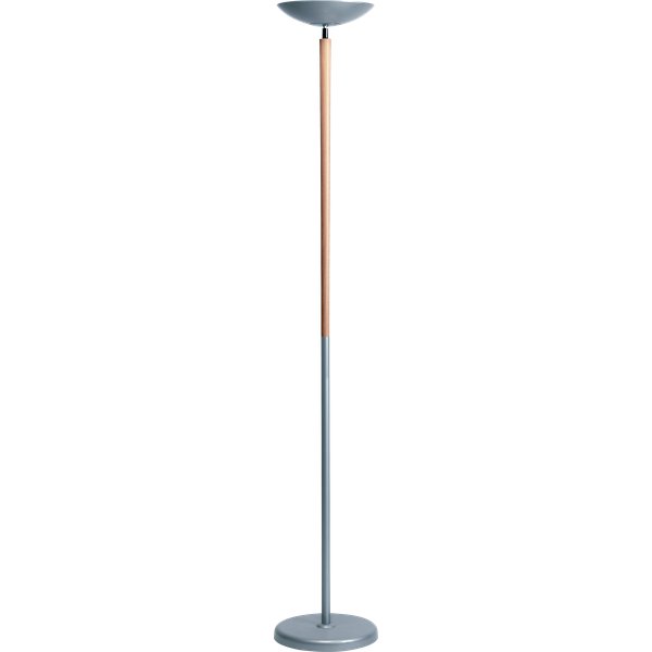 Lampada alogena da terra Elegance Unilux - grigio e faggio - 330 W - 6424576