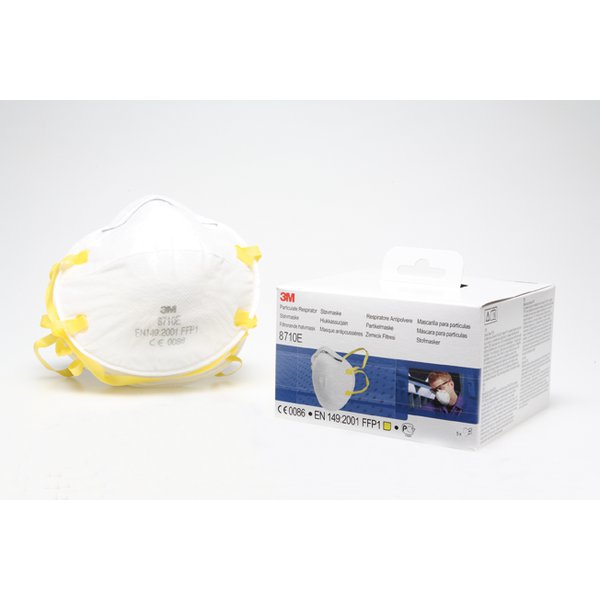 Respiratore a conchiglia 8000 3M - polveri e fumi - FFP1 - 8710 SP (conf.5)