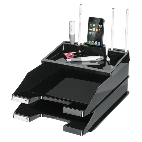 Set portacorrispondenza ProSet HAN - 35x25,5x7 cm - nero - 10279-13 (conf.2)