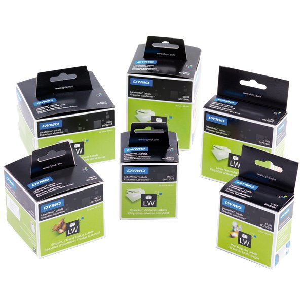 Etichette per Dymo LabelWriter - permanenti - diam. 57 mm - bianco - S0719250 (pz.1x160)