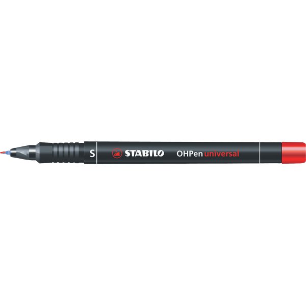 OHPen Universal permanente Stabilo - rosso - superfine - 0,4 mm - 841/40