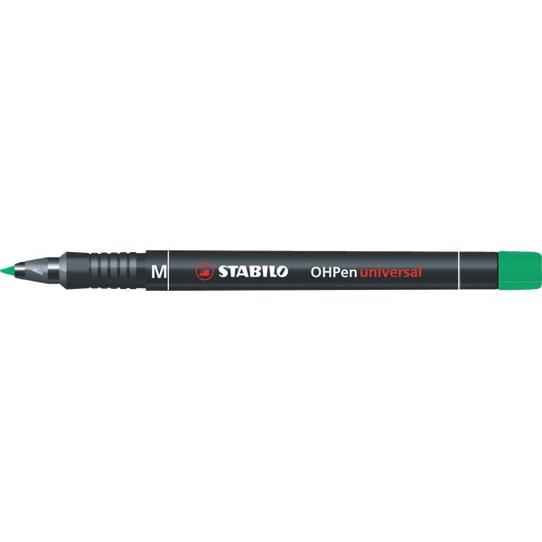 OHPen Universal permanente Stabilo - verde - media - 1 mm - 843/36