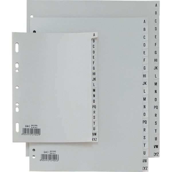 Rubriche alfabetiche Record in PP Sei Rota - 21x29,7 cm - 581401