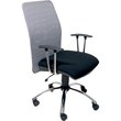 Poltrona semidirezionale Charleston Ergosit - nero - AIRCHBR/C11
