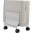 Struttura in metallo con rotelle per facilitare gli spostamenti della CPU. Regolabile in estensione da 12,1 a 17,2 cm. Dimensioni 27x38,2x42 cm. Colore grigio.