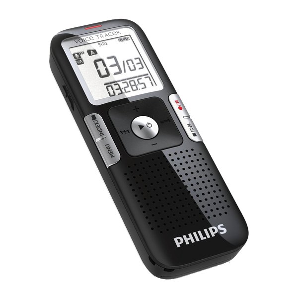 Digital  Voice Tracer 4GB Philips - 4 GB - nero/acciaio - LFH0645