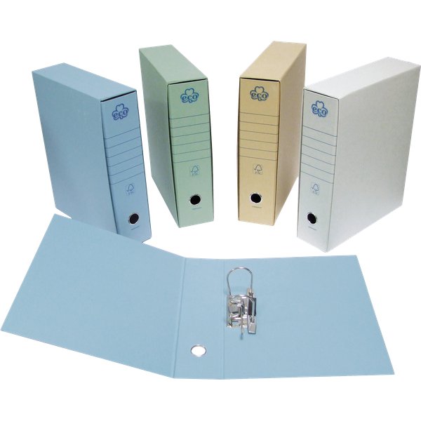Registratori Eco Brefiocart - 8 cm - Protocollo - grigio - 0201170.GR