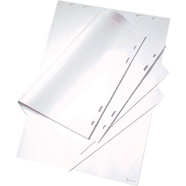 Blocchi lavagna confezionati singoli Nobo - bianco - 96x67 cm - 1901631