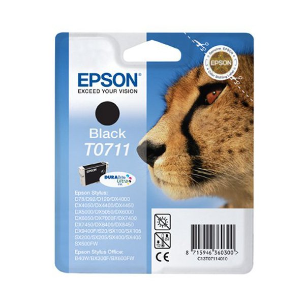 Originale Epson C13T07114010 Cartuccia inkjet ink pigmentato blister RS DURABRITE ULTRA nero