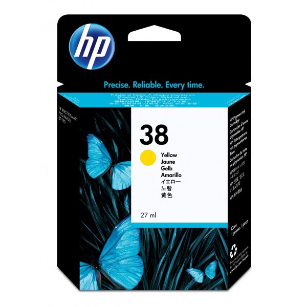 Originale HP C9417A Cartuccia inkjet ink pigmentato 38 giallo