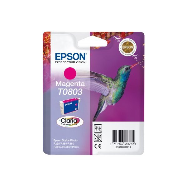 Originale Epson C13T08034011 Cartuccia inkjet blister RS CLARIA magenta