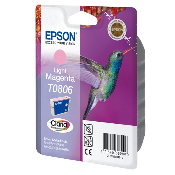 Originale Epson C13T08064011 Cartuccia inkjet blister RS CLARIA magenta chiaro