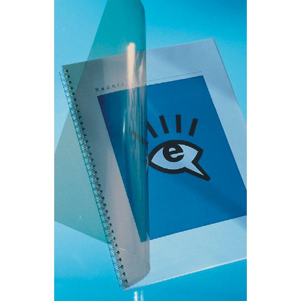 Copertine in PVC per rilegatura GBC - A4 - 180 µm - trasparente - CE011880E (conf.100)