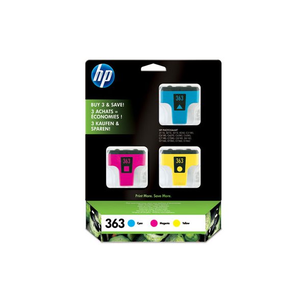Originale HP CB333EE Conf. 3 cartucce inkjet 38 ciano+magenta+giallo