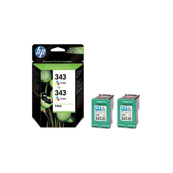 Originale HP CB332EE Conf. 2 cartucce inkjet 343 3 colori