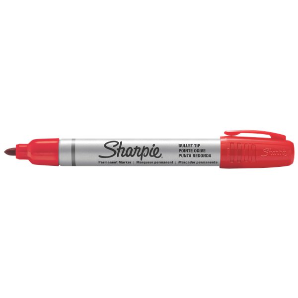 Marcatori permanenti Sharpie Metal Barrel  - small punta conica - rosso - 1 mm - S0945740