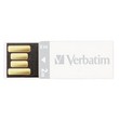 Chiavette Clip-it 2GB USB Drive Verbatim - 2 GB - USB 2.0 flash drive - bianco - 43902