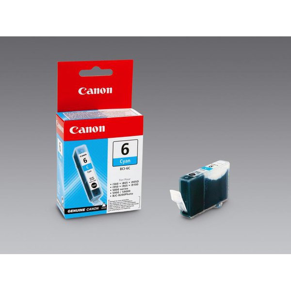 Originale Canon 4706A002 Serbatoio inchiostro BCI-6C ciano