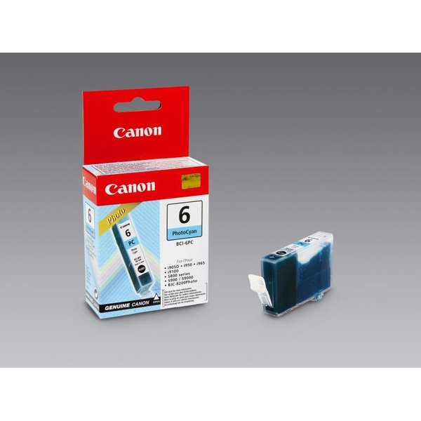 Originale Canon 4709A002 Serbatoio inchiostro BCI-6 PC PHOTO ciano foto