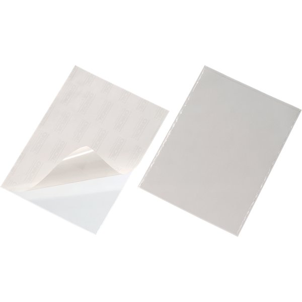 Tasca adesiva Durable - A4 - apertura lato superiore -  8295-19 (conf.10)