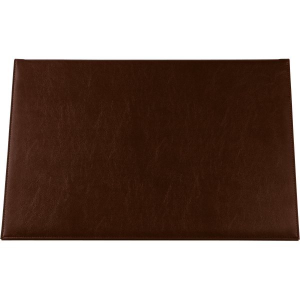 Sottomano similpelle Niji - 48x32 cm - marrone - 2190-M