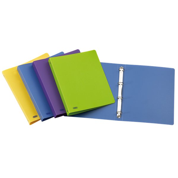 Raccoglitori Memphis 4 anelli Favorit - 30 mm - 22x30 cm - violetto - 2041004561