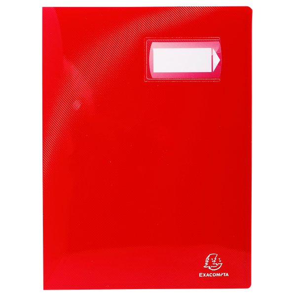 Portalistini Crystal Colours Exacompta - 20 - 24x32 cm per A4 - 5 col. ass. - 85212E