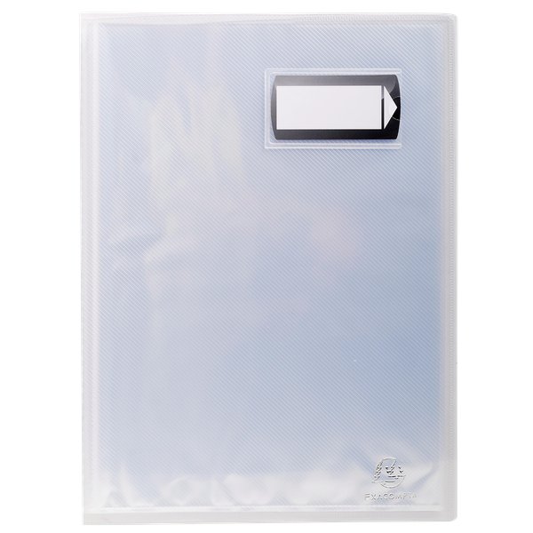 Portalistini Crystal Colours Exacompta - 40 - 24x32 cm per A4 - 5 col. ass. - 85412E
