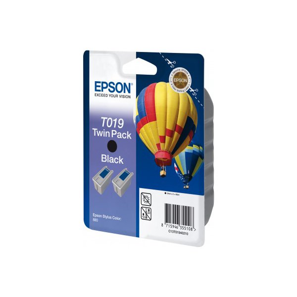 Originale Epson C13T01940210 Conf. 2 cartucce inkjet blister RS STYLUS COLOR nero