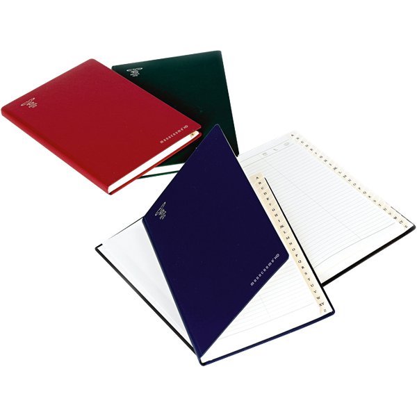 Rubrica Monocromo HD Professional Pigna - 1R - 96 fogli  - 14,3x20,5 cm - 02190891R