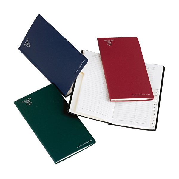 Rubrica Monocromo tascabile HD Professional Pigna - 1R - 48 fogli - 8x15 cm - 02190881R