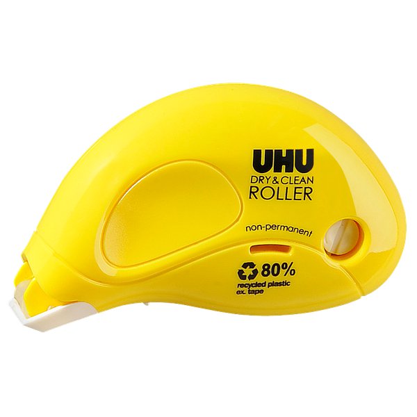 Colle Roller usa e getta Dry&Clean UHU - 78 mm -  removibile - D1680