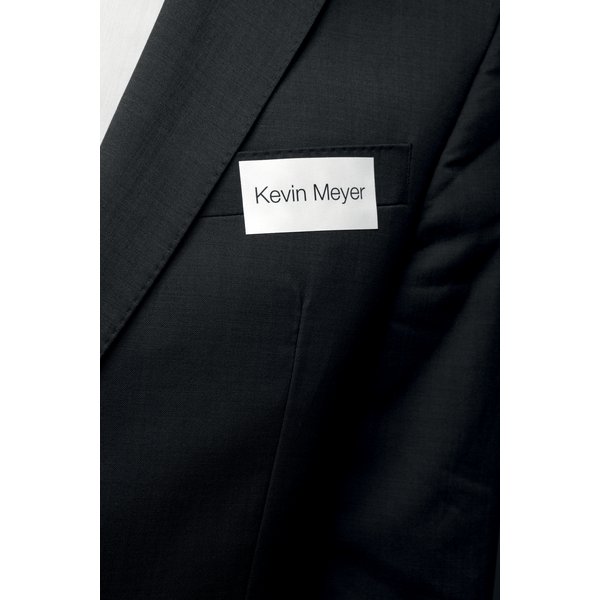 Badge adesivi Durable - 3x6 cm - bagde - bianco - 8333-02 (conf.540)