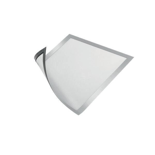 Cornice magnetica Durable - A4 - 25x0,45x32,5 cm - porta avvisi - argento metallizzato - 4869-23 (conf.5)