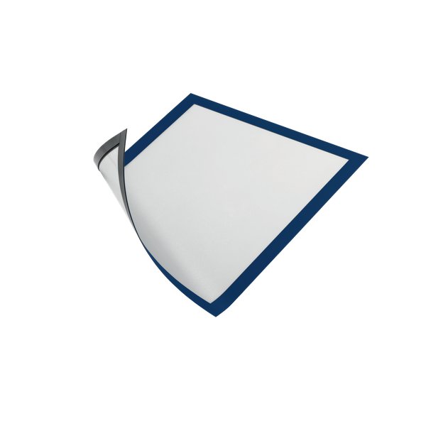 Cornice magnetica Durable - A4 - 25x0,45x32,5 cm - porta avvisi - blu - 4869-07 (conf.5)