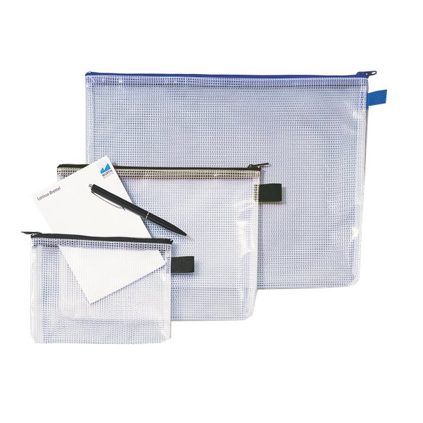 Busta a zip A4 blu Rexel - A4 - blu - 1300259