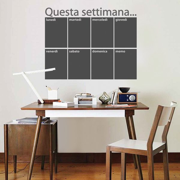 Planning adesivi Stickersmania - 64x82 cm - settimanale - PLA003