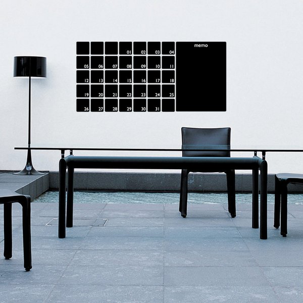 Planning mensile Square blackboard