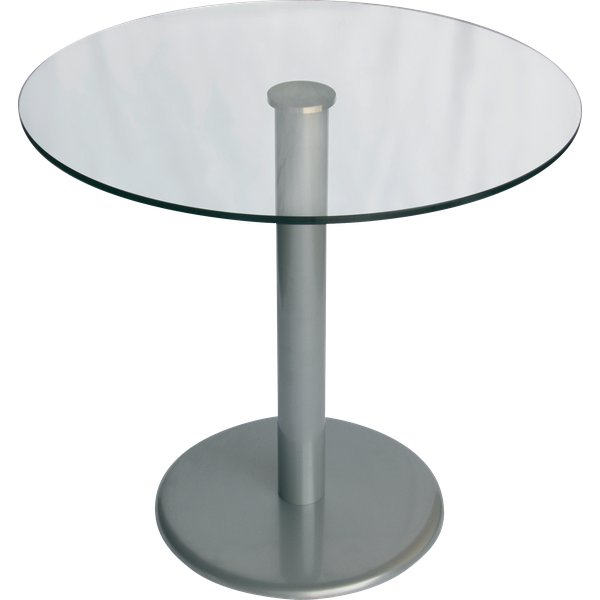 Tavoli cristallo Ergosit - fusto grigio - TAVMEV33GR